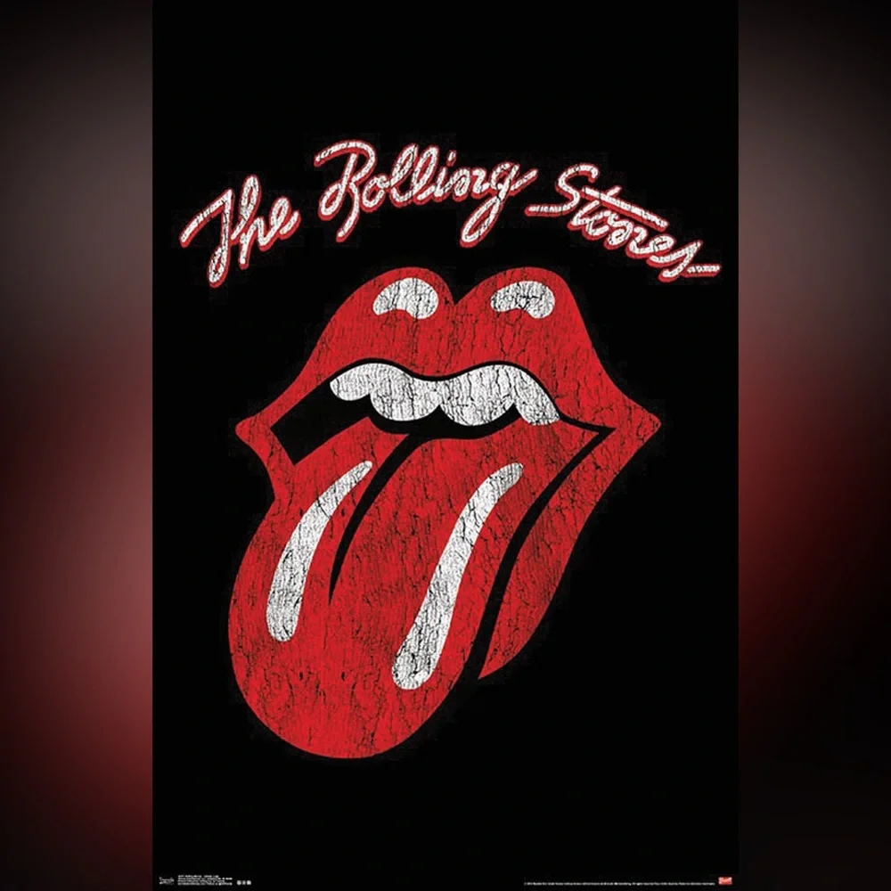 The Rolling Stones poster Red Lips Iconic Art Poster - Picture 4 of 6
